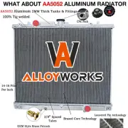 3 Core Aluminum Radiator for 1996-06 Mitsubishi TRITON MK 2.8L Turbo Diesel MT (for: Mitsubishi)