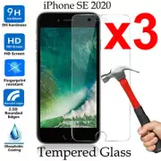 3pcs Tempered Glass 9H Guard screen protector for Apple iPhone SE 2020 2nd Gen