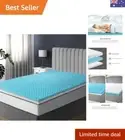 Memory Foam Mattress Topper King Single 10cm Thickness Cool Gel