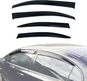 AUSGO Weathershields Compatible with Honda Civic Sedan 8th Gen 2006-2011, Weather Shields Window Visors Wind Deflectors Sun Rain Guard 4PCS Set