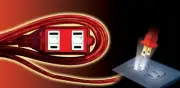 20 ft. 3-Outlet Designer Household Extension Cord, RED