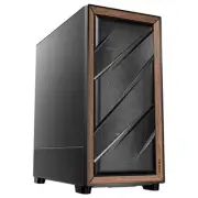Antec FLUX SE 5 x PWM Fans Included Walnut Wood Mid E-ATX Tower Case