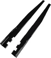 Compatible for Audi A3 S3 8P Side Skirts Extension Rocker Panels Lip Splitters A3 S3 FSI TFSI TDI 2/4 Door 2003-2013 Bodykits Tuning(Gloss Black Unpaint)