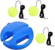 TOBBOMEY 1set Portable Tennis Training Tool Rebound Trainer for Beginners Easy Setup Lightweight Practice Equipment with Base Suitable for Adults and Boys and Girls Skills and Confidence