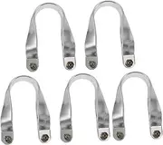 GANAZONO U-shaped Aluminum Clamp 5 Sets Greenhouse Frame Clamp No Bolt Needed Easy to Install Remove