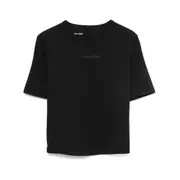 [Calvin Klein Sport] Calvin Klein Sport Raised-logo Performance T-shirt XS BLACK