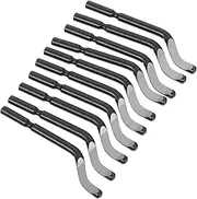 10pcs Stainless Steel Deburring Scrapers Blade Scraper Tool for DIY/Industrial Use