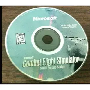 PC GAME~微軟戰鬥飛行模擬MICROSOFT Combat Flight Simulator~二戰歐洲系列~二手