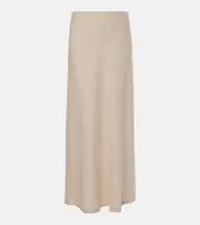 [Faithfull] Faithfull Antibes low-rise linen maxi skirt AU 10 beige