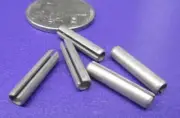 Zinc Plate Steel, Slotted Roll Spring Pin, 5/32" Dia x 3/4" Length, 100 pcs