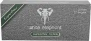 NEW !! 20 × 9MM SUPER MIX PIPE & CIGARETTE FILTER / WHITE ELEPHANT