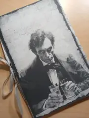 Junk Journal Booklet "JEKYLL & HYDE" HANDMADE Cards, Pockets+ more