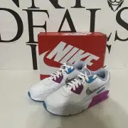 Nike Air Max 90 (GS) Grade School Girls Sneakers 'Multi Color Polka Dot' Sz 7y