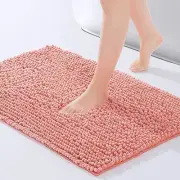 Chenille Bathroom Rugs Mat 24"x17",Non-Slip Bath Mat for Bathroom Floor &