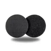 10x Self Adhesive HOOK & LOOP Tape Strong Secure Sticky Back Black 60cm diameter