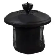 POND BOSS Fountain w/ Light 11.5" X 12.8" 400GH Floating Dusk-to-Dawn Fish-Safe