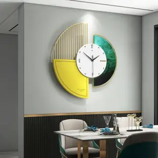 免運 掛鐘 時尚輕奢鐘表歐式客廳家居裝飾藝術時鐘現代簡約餐廳創意靜音掛鐘