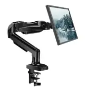 Single Monitor Mount, 13 to 32 Inch Gas Monitor Arm, Adjustable Stand, Vesa