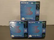 NEW !! 3 Boxes (10 per box) Sony 2HD 3 1/2" Floppy Diskettes ~ IBM Formatted