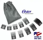 OSTER 10 pc GUIDE ATTACHMENT Blade COMB SET*Fit A5 A6,Wahl KM,Andis AGC Clipper