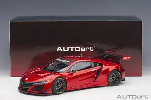 免運現貨汽車模型機車模型奧拓 AUTOART 1:18 本田 NSX GT3 2018 HONDA 謳歌 汽車模型