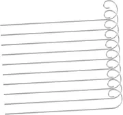 BESPORTBLE 10 Pack Outdoor Garden Hooks Weatherproof Iron Shepherd Hooks for Bird Feeders Lanterns Plant Baskets Garden Decorative
