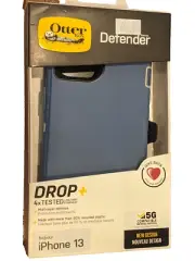 Otterbox - Defender Case for Apple iPhone 13 - Fort Blue