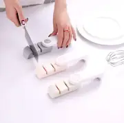Diamond Ceramic Kitchen Knife Sharpener Two Stages Sharpening Stone Chefs Tool