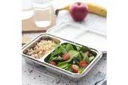 Nestling: Stainless Steel Duo Lunchbox