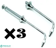 Amalgam Carrier 1036 Filling Syringe Gun Dental Restorative Instruments Set of 3