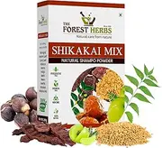 THE FOREST HERBS Natural care from nature Herbs100% Organic Shikakai Mix Powder With Amla, Reetha, Bhringraj, Hibiscus, Neem For Hair Wash (Dry Shampoo) - 100Gms