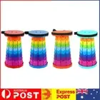 Folding Stool Portable Telescoping Seat Camping Retractable Chair for Fishing AU