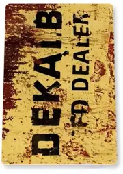DEKALB SEED TIN SIGN HYBRID ILLINOIS IOWA AG BUSINESS RUSTIC CORN FIELD 12x18 in