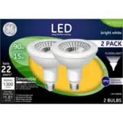 G E Lighting 225772 15W Outdoor Floodlights Medium Base Par38 Light Bulb Pack...
