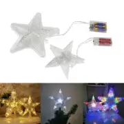 Home Xmas LED Star Treetop Xmas Tree Topper Light Christmas Tree Topper Decor