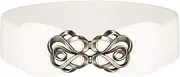 [Syuer] Women Stretchy Vintage Belt for Dresses Elastic Wide Waist Belt