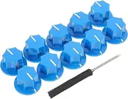 JOINPAYA 1 Set Decorative Potentiometer Knobs for Guitar Amplifiers and Effects Pedals Durable Volume Control Knobs with Screwdriver