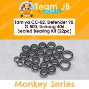 Tamiya CC-02, Defender 90, G 500, Unimog 406, Land Cruiser - 22 Pcs Bearings Kit