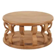 Amalfi Billow Coffee Table Brown 76x76x38cm