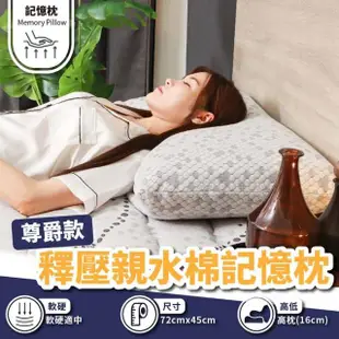 【BOSS BEDDING 小老闆寢具】石墨烯親水棉機能記憶枕(獨立筒枕 記憶枕 抗菌枕 人體工學 深層釋壓)