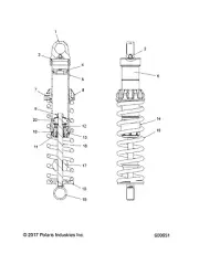 Polaris Eyelet, Genuine OEM Part 1500164, Qty 1