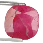 1.29 Ct. Top Quality Unheated Intense Red Ruby Gemstone WITH GLC CERTIFY