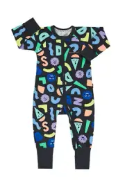 Bonds Baby Long Sleeve Zip Zippy Wondersuit Romper sizes 0000 0 Colour Black