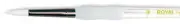 Soft-Grip White Taklon Round Brush Size 4
