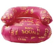 Anti Social Social Club Modest Pool Chair Float FW21 ASSC Pink NEW RARE