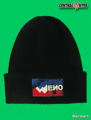 Moncler Grenoble RWB Logo Wool Beanie Black