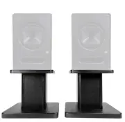 Rockville 8” Black Studio Monitor Speaker Stands For Presonus Sceptre S8