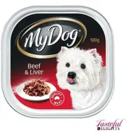My Dog Beef & Liver Wet Dog Food 100g x 12