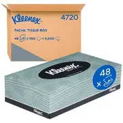 Kleenex 2 Ply Facial Tissues 100 Sheet 48 Pack