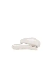 Alexander McQueen Asymmetric-Design Slip-On Ring 11 White